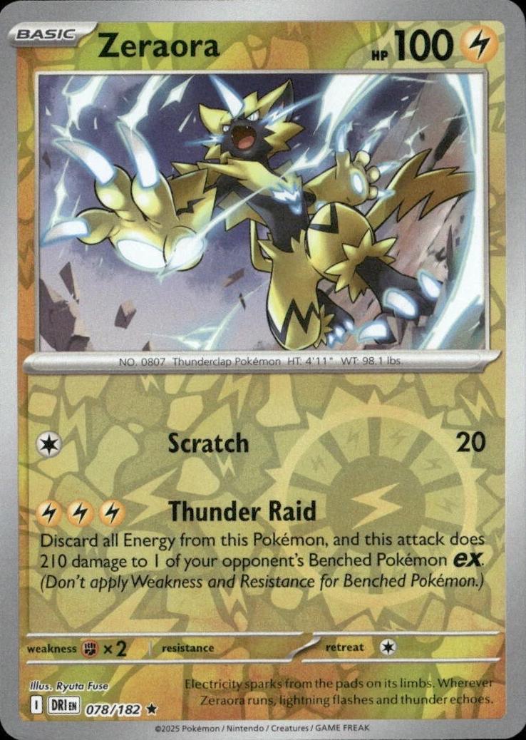Zeraora [Reverse Holo]